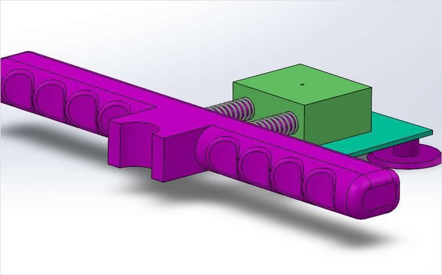 Spring-powered launcher mechanism